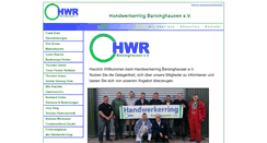 Desktop Screenshot of handwerkerring-barsinghausen.de